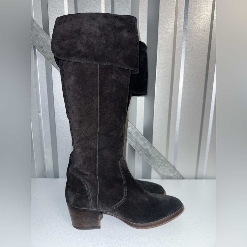 Frye Clara Over The Knee Suede Boots Size 7.5